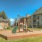 Sand pit and tot lot with slide